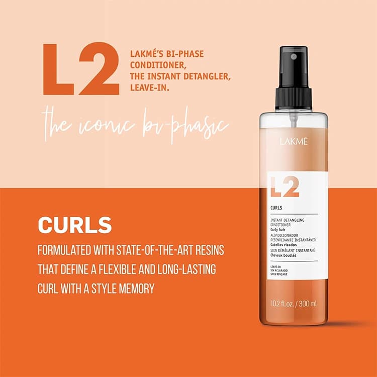 اسپری مو Lakme مدل L2 Curls حجم 300 میلی لیتر — تصویر ۴