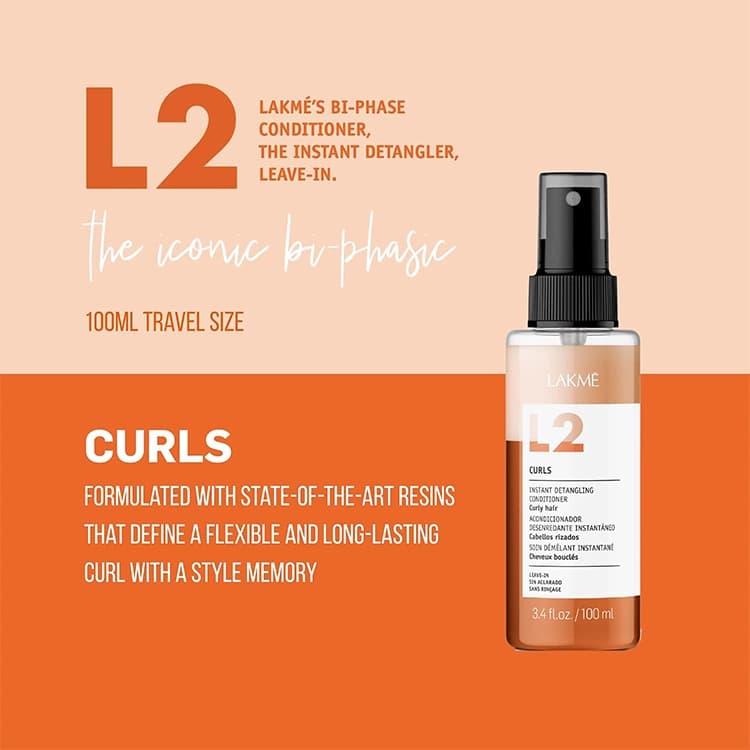 اسپری مو Lakme مدل L2 Curls حجم 300 میلی لیتر — تصویر ۹