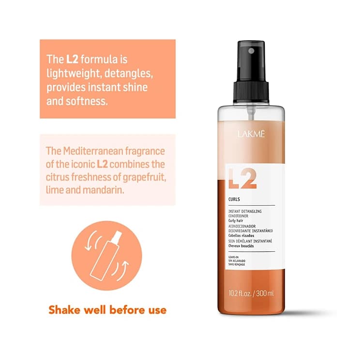 اسپری مو Lakme مدل L2 Curls حجم 300 میلی لیتر — تصویر ۷