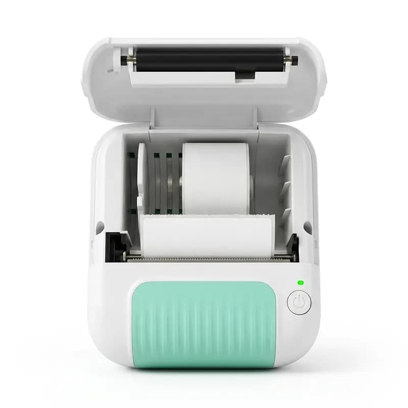 پرینتر حرارتی لیبل زن لیزری همراه مینی وایرلس مدل Portable Mini Printer + (گارانتی طلایی) — تصویر ۲
