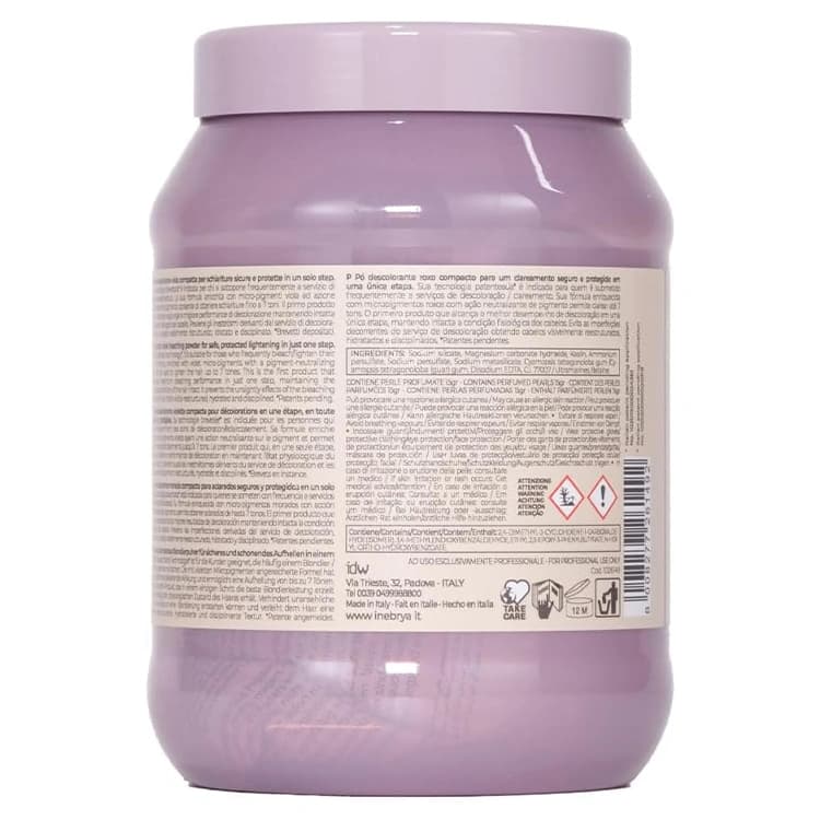 پودر دکلره Inebrya مدل Blondesse Miracle Gentle وزن 500 گرم — تصویر ۴