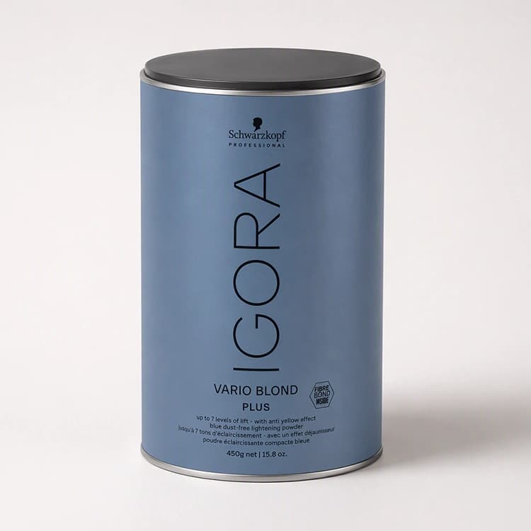 پودر دکلره Igora مدل Vario Blond Plus White وزن 450 گرم — تصویر ۲