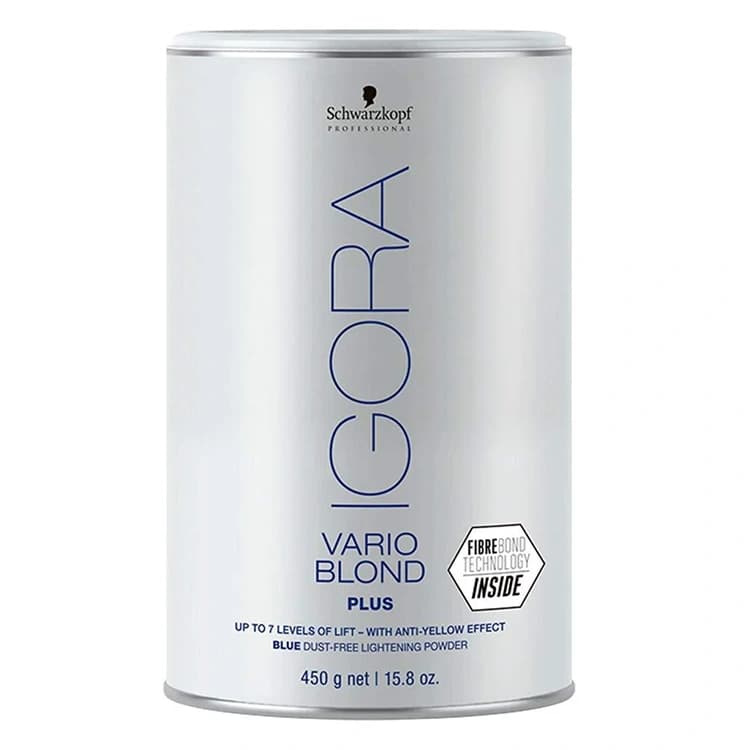 پودر دکلره Igora مدل Vario Blond Plus Blue وزن 450 گرم