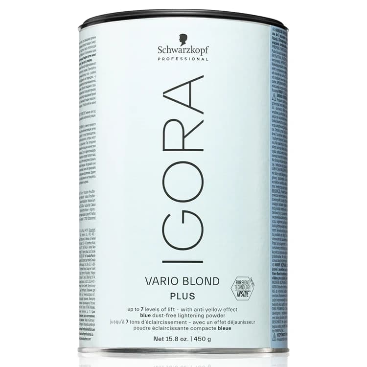 پودر دکلره Igora مدل Vario Blond Plus Blue وزن 450 گرم — تصویر ۲