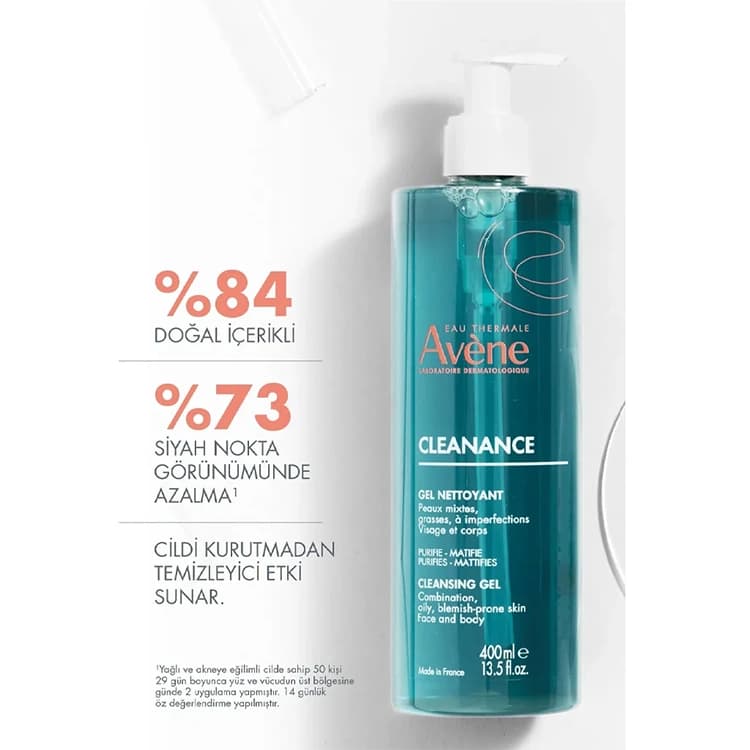ژل شوینده صورت Avene مدل Cleanance حجم 25 میلی لیتر — تصویر ۳