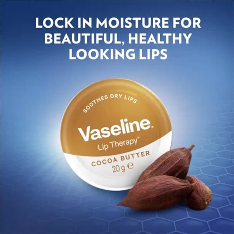 بالم لب Vaseline مدل Lip Therapy Cocoa Butter — تصویر ۴