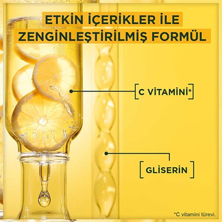 کرم شوینده صورت Garnier مدل Brightening Vitamin C حجم 250 میلی لیتر — تصویر ۴