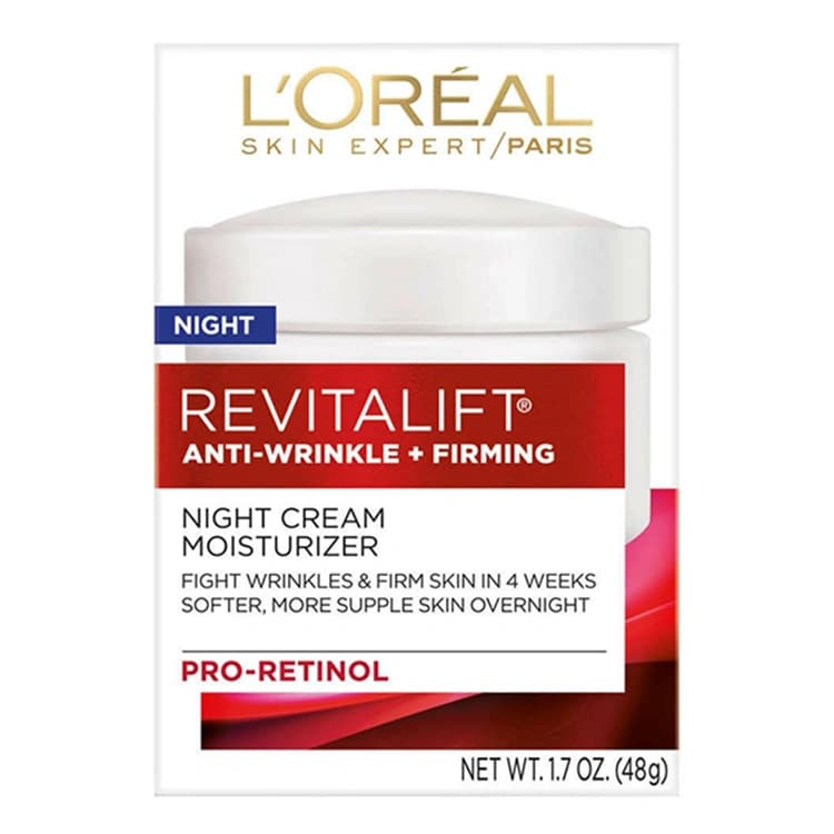 کرم شب Loreal مدل RevitaLift Anti Wrinkle and Firming وزن 48 گرم — تصویر ۲