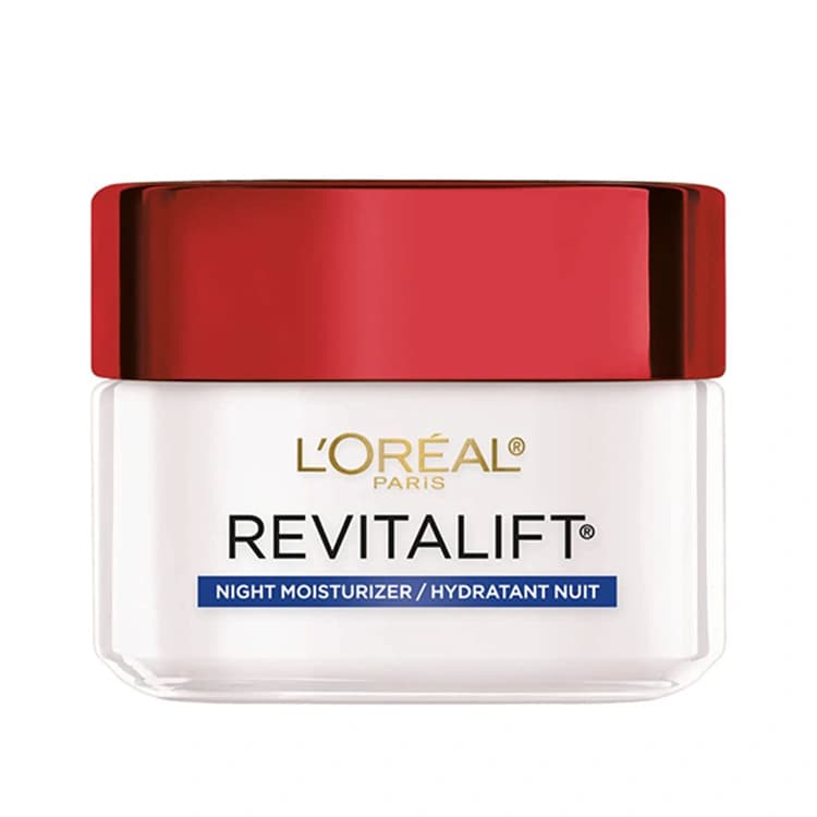 کرم شب Loreal مدل RevitaLift Anti Wrinkle and Firming وزن 48 گرم