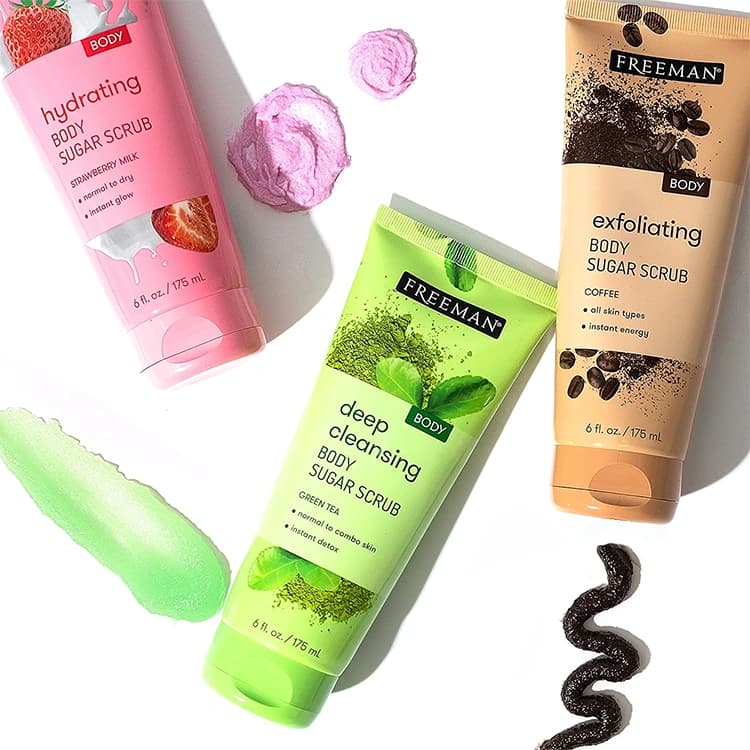 اسکراب بدن Freeman مدل Exfoliating Body Sugar حجم 175 میلی لیتر — تصویر ۵