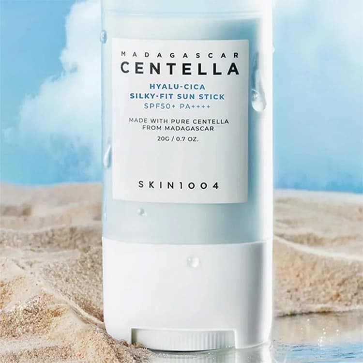 ضد آفتاب استیکی Skin 1004 مدل Centella Hyalu Cica وزن 20 گرم — تصویر ۴