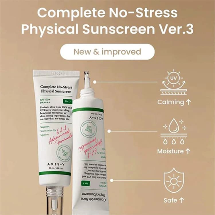 کرم ضد آفتاب Axis Y مدل Complete No Stress حجم 50 میلی لیتر — تصویر ۵