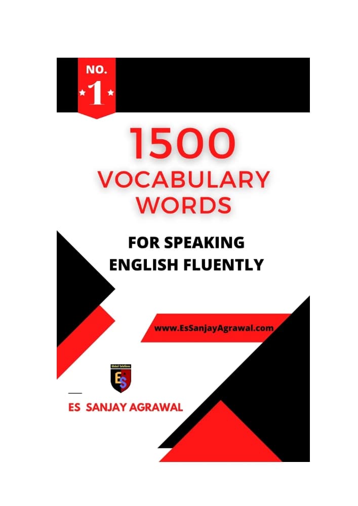 کتاب 1500 Vocabulary Words for Speaking English (۱۵۰۰ واژه برای مکالمه انگلیسی) نسخه انگلیسی PDF