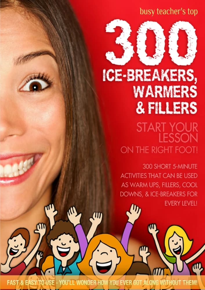 کتاب 300 Ice Breakers, Warmers and Fillers (۳۰۰ فعالیت یخ‌شکن، گرم‌کن و تکمیلی) نسخه انگلیسی PDF