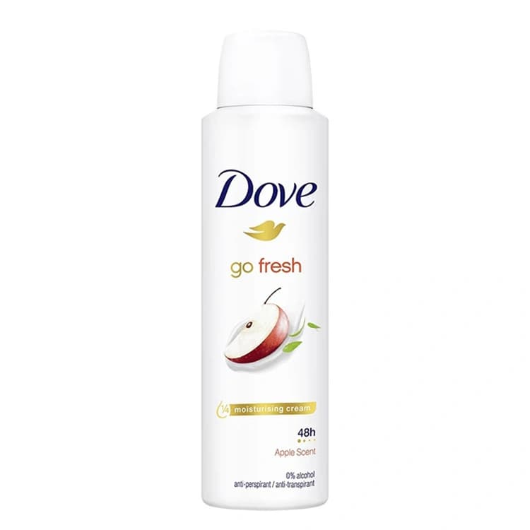 اسپری ضد تعریق Dove مدل Go Fresh Apple and White Tea حجم 150 میلی لیتر