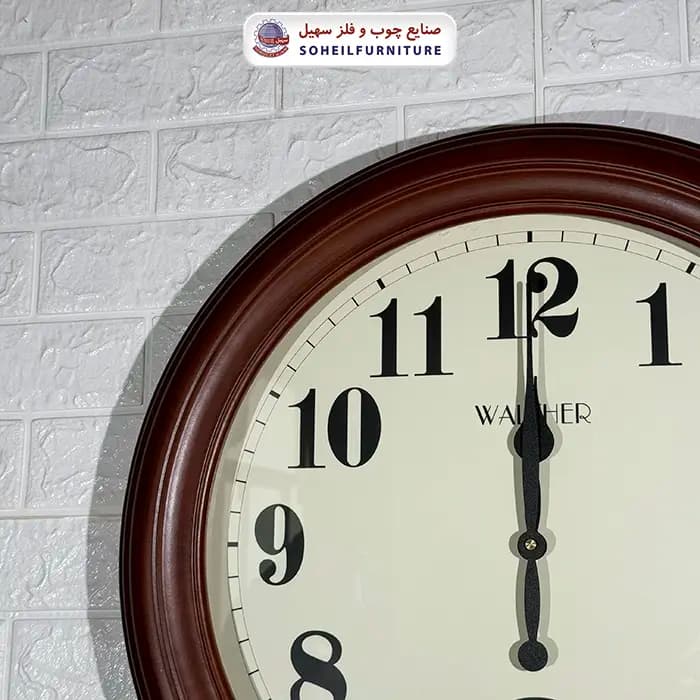 ساعت دیواری چوبی پاندول دار مدل والتر Walther 6038 — تصویر ۷