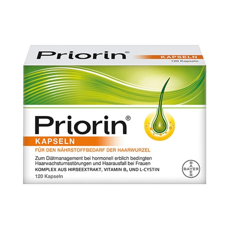 کپسول ضد ریزش مو Bayer Priorin بسته 120 عددی