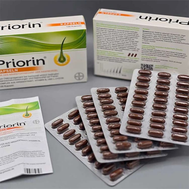 کپسول ضد ریزش مو Bayer Priorin بسته 120 عددی — تصویر ۲