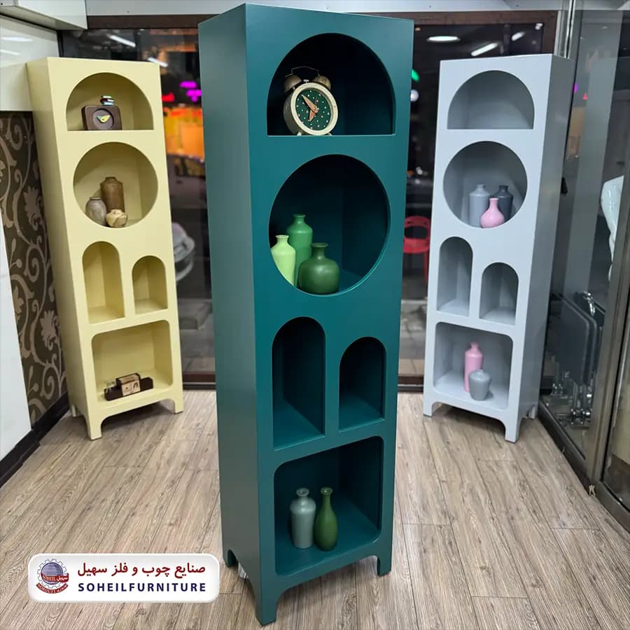 ویترین استند مینیمال پینترستی مدل دایره سهیل — تصویر ۳