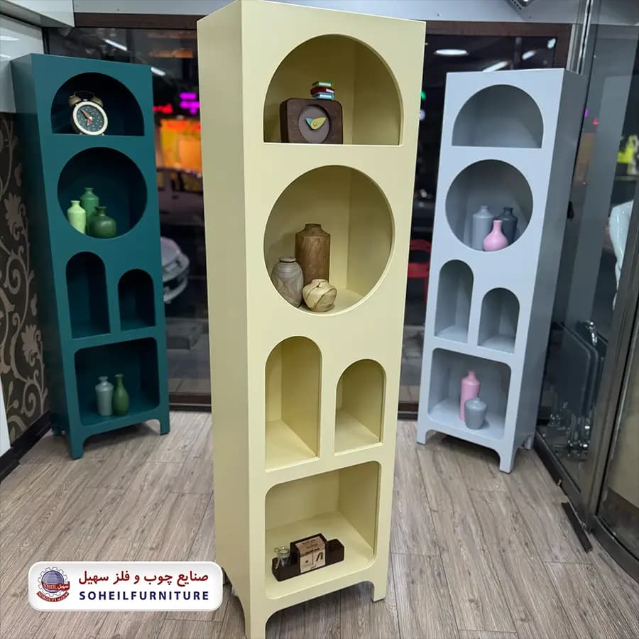 ویترین استند مینیمال پینترستی مدل دایره سهیل — تصویر ۴