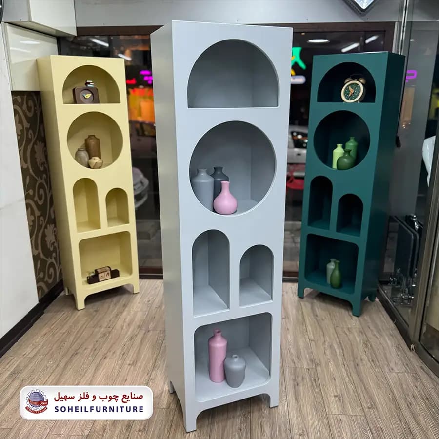 ویترین استند مینیمال پینترستی مدل دایره سهیل — تصویر ۵