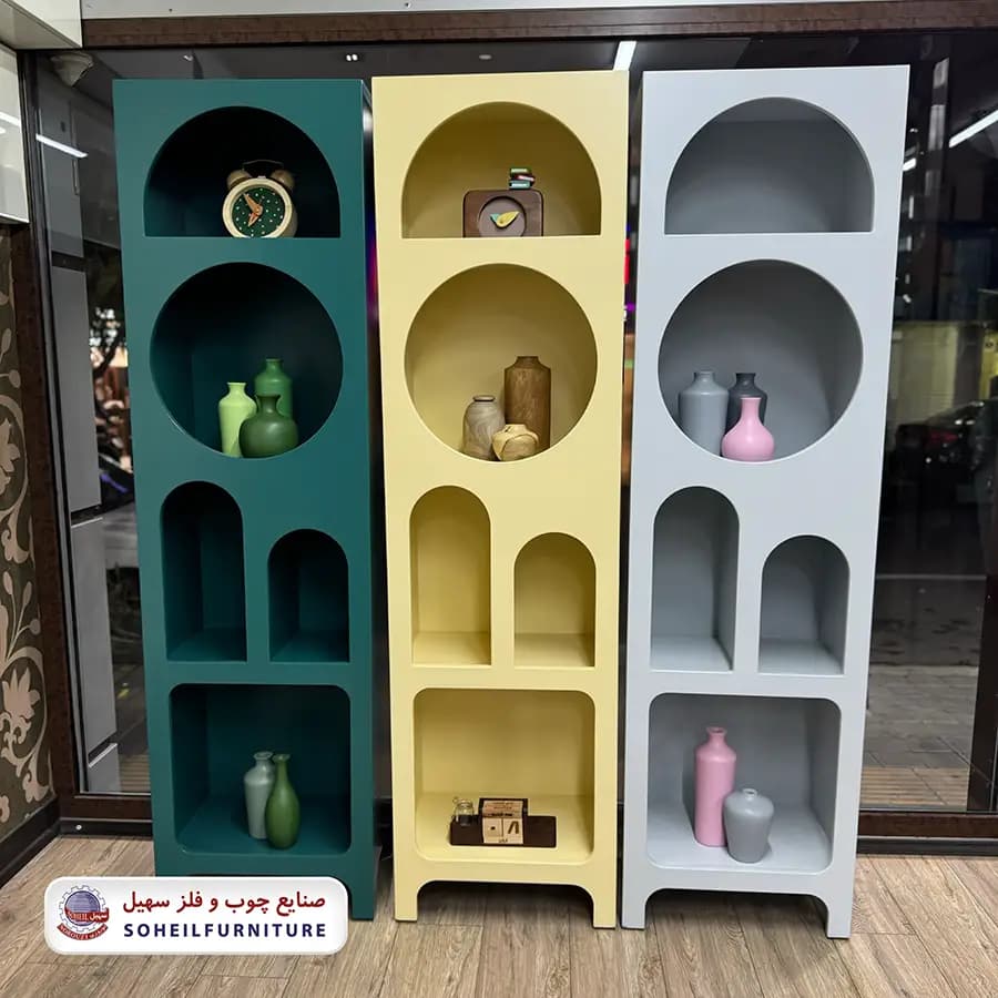 ویترین استند مینیمال پینترستی مدل دایره سهیل — تصویر ۲