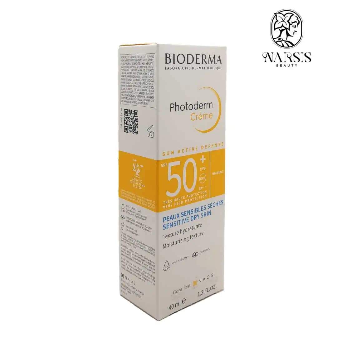 کرم ضد آفتاب فوتودرم کرم بایودرما بی رنگ | bioderma creme — تصویر ۳