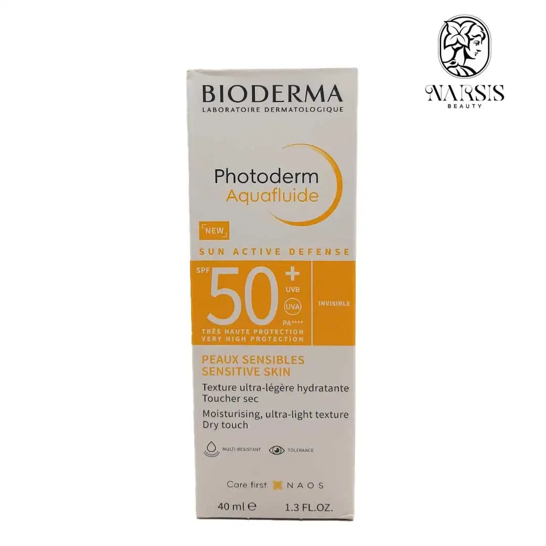 کرم ضد آفتاب آکوا فلوئیدی بایودرما بی رنگ | bioderma aquafluide — تصویر ۴