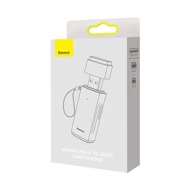 کارت خوان USB to SD/TF باسئوس مدل Lite Series Airjoy BS-OH068 — تصویر ۳