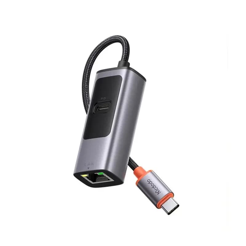 مبدل USB-C to LAN مکدودو مدل HU-0680 1000Mbps — تصویر ۲