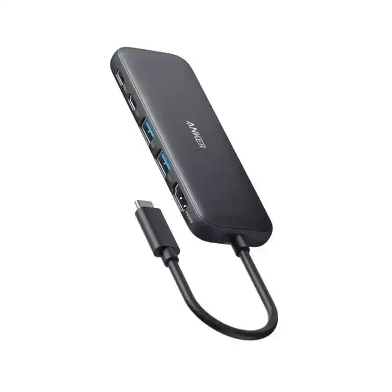 هاب 5 پورت انکر مدل USB-C (5 in 1) A8355 — تصویر ۳