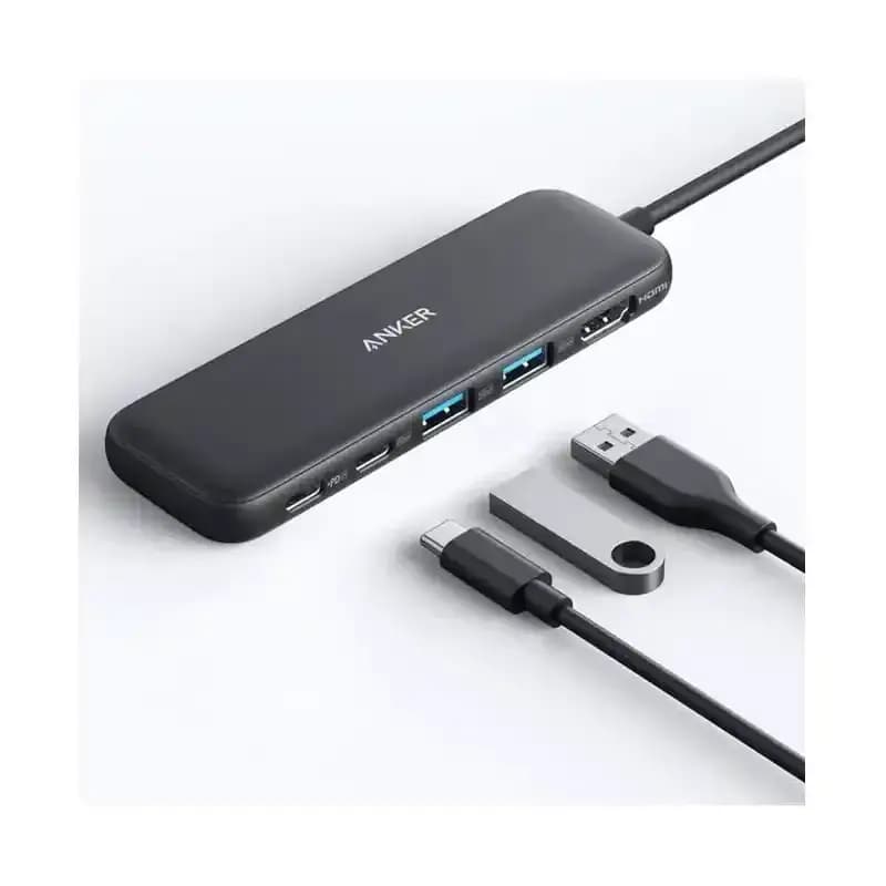 هاب 5 پورت انکر مدل USB-C (5 in 1) A8355 — تصویر ۲