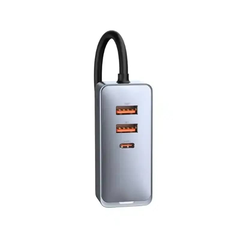 هاب شارژر فندکی باسئوس مدل Together PPS Multi 2U+2C با توان 120 وات — تصویر ۵