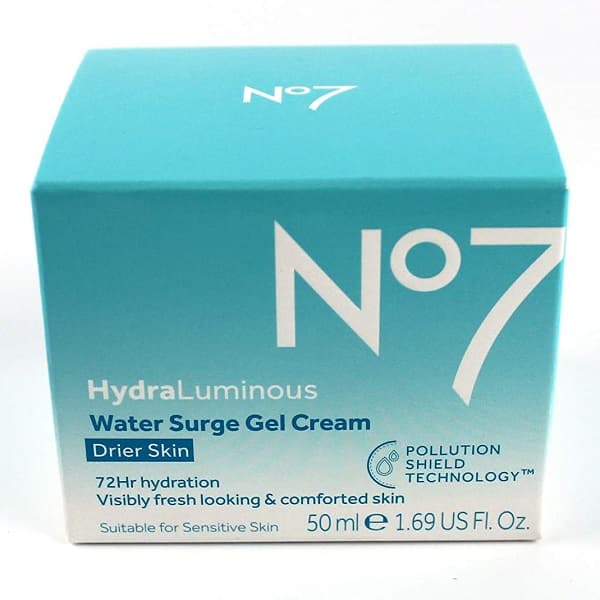 واتر ژل و آبرسان قوی نامبر سون No7 سری Hydra Luminous اصل مدل Water surge حجم 50 میل | ایجاد لایه ضد آلودگی پوست — تصویر ۳