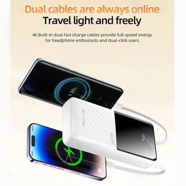 پاوربانک 20000 هزار 22.5 وات اوی مدل Awei P57K Fast Charging 22.5W — تصویر ۲