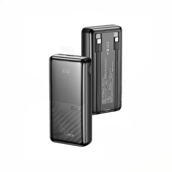 پاوربانک 20000 هزار 22.5 وات اوی مدل Awei P57K Fast Charging 22.5W