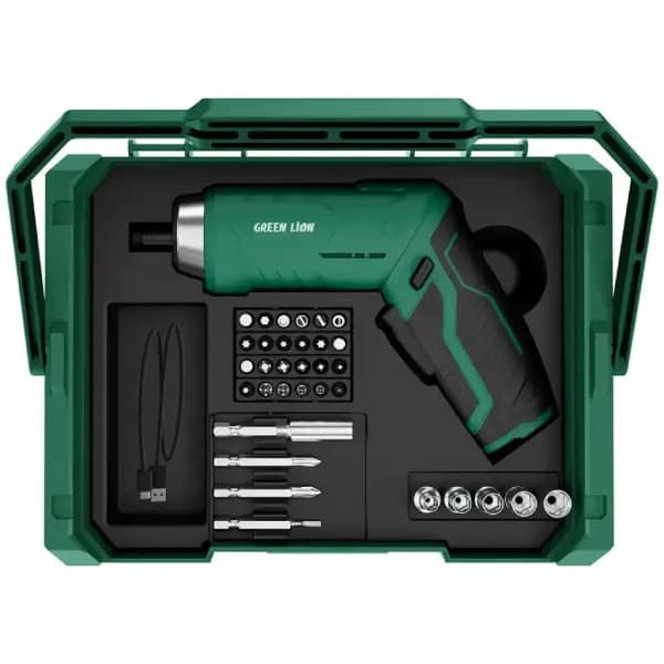 مجموعه ابزار 213 تکه شارژی گرین لاین مدل Green Lion GTS-700 Tool Kit Set — تصویر ۲