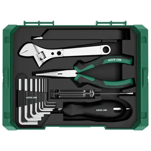 مجموعه ابزار 213 تکه شارژی گرین لاین مدل Green Lion GTS-700 Tool Kit Set — تصویر ۶
