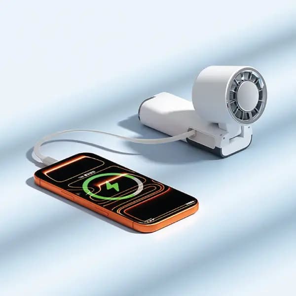 پنکه دستی به همراه پاوربانک گرین لاین مدل Green Lion Power Wind Handheld Fan with Power Bank — تصویر ۳