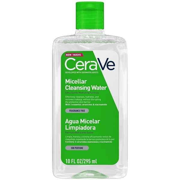 میسلار واتر آبرسان سراوی CeraVe حجم 295 میل اصل | پوست معمولی تا خیلی خشک، حاوی سه نوع سرامید
