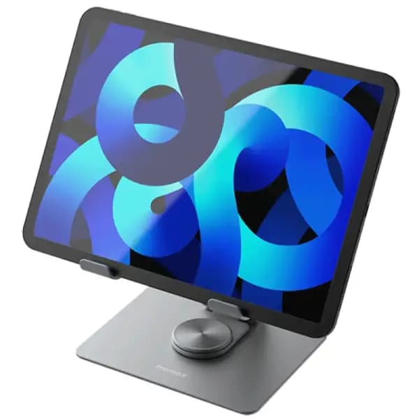 هولدر و نگهدارنده تبلت فلزی تاشو با چرخش 360 درجه مومکس مدل Momax Tablet Stand 360-degree KH8 — تصویر ۲