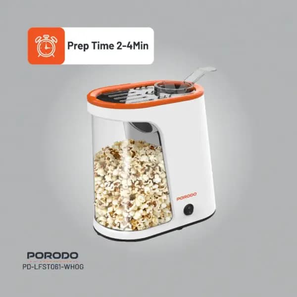 دستگاه پاپ‌ کورن‌ ساز لایف‌ استایل پرودو مدل Porodo Lifestyle Air-Popped Popcorn Maker — تصویر ۳