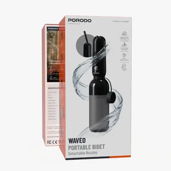 بیده قابل‌حمل پرودو مدل Porodo Portable Bidet Waveo — تصویر ۲