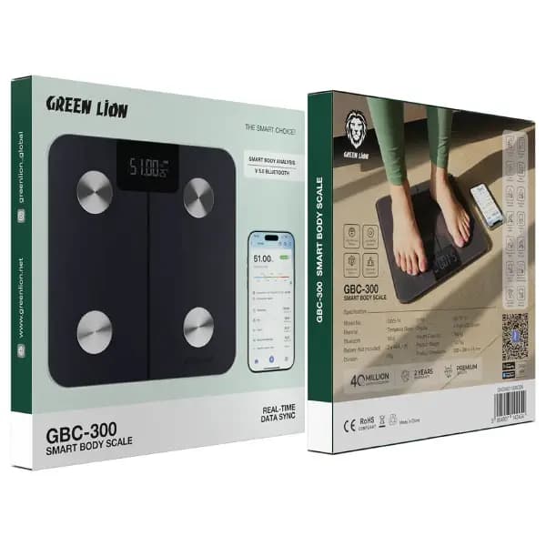 ترازوی هوشمند بدن گرین لاین مدل Green Lion GBC-300 — تصویر ۳