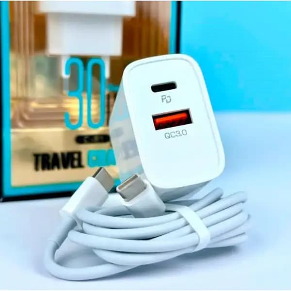 شارژر دیواری 30 وات سلبریت مدل Celebrat C-S1 EU 30W — تصویر ۳