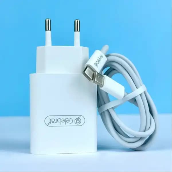 شارژر دیواری 30 وات سلبریت مدل Celebrat C-S1 EU 30W