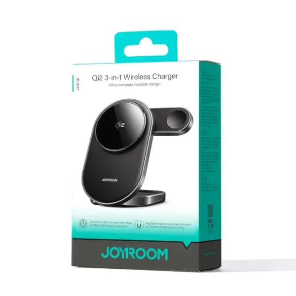 شارژر بی‌سیم ۳ در ۱ جویروم مدل Joyroom Wireless Charger JR-W17 — تصویر ۴