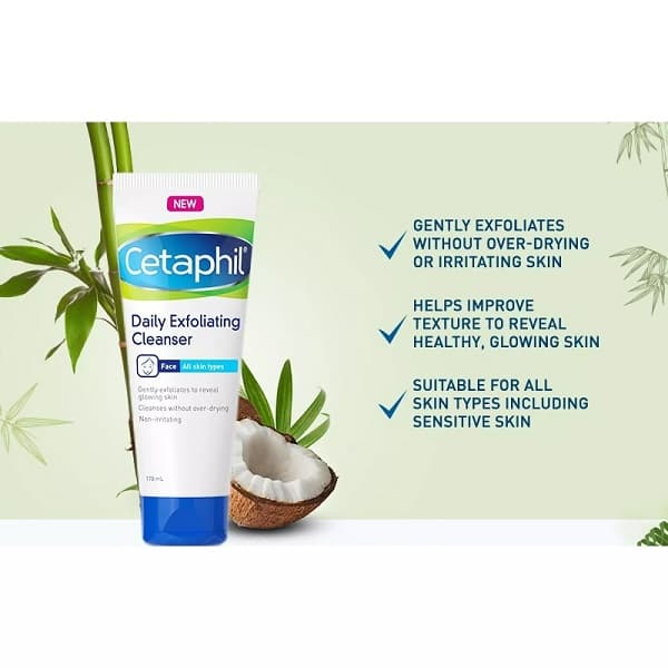 ژل شستشو و لایه بردار روزانه ستافیل Cetaphil حجم 178 میل اصل | پاکسازی بدون خشکی و حساسیت — تصویر ۲