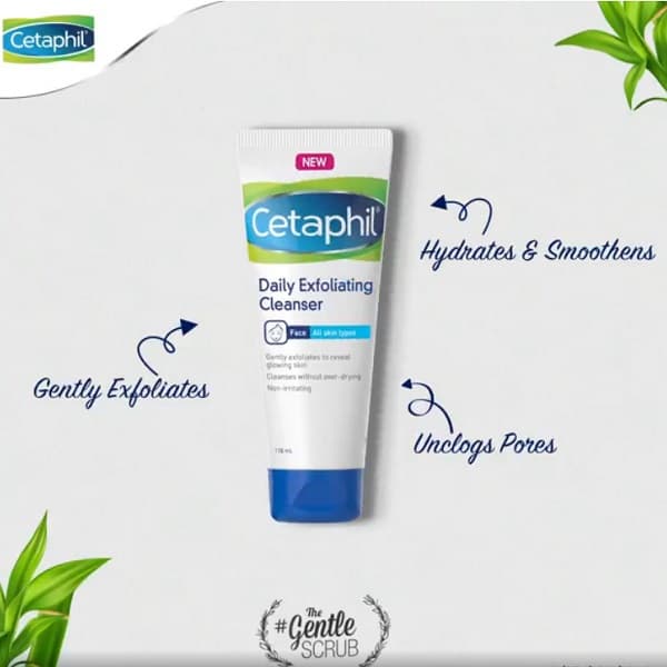 ژل شستشو و لایه بردار روزانه ستافیل Cetaphil حجم 178 میل اصل | پاکسازی بدون خشکی و حساسیت — تصویر ۵