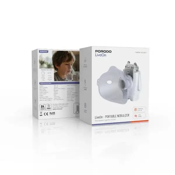 نبولایزر قابل‌حمل پرودو Porodo Portable Mini Nebulizer PDNBM11WH — تصویر ۳